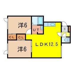 エーコーアネックス広里の物件間取画像